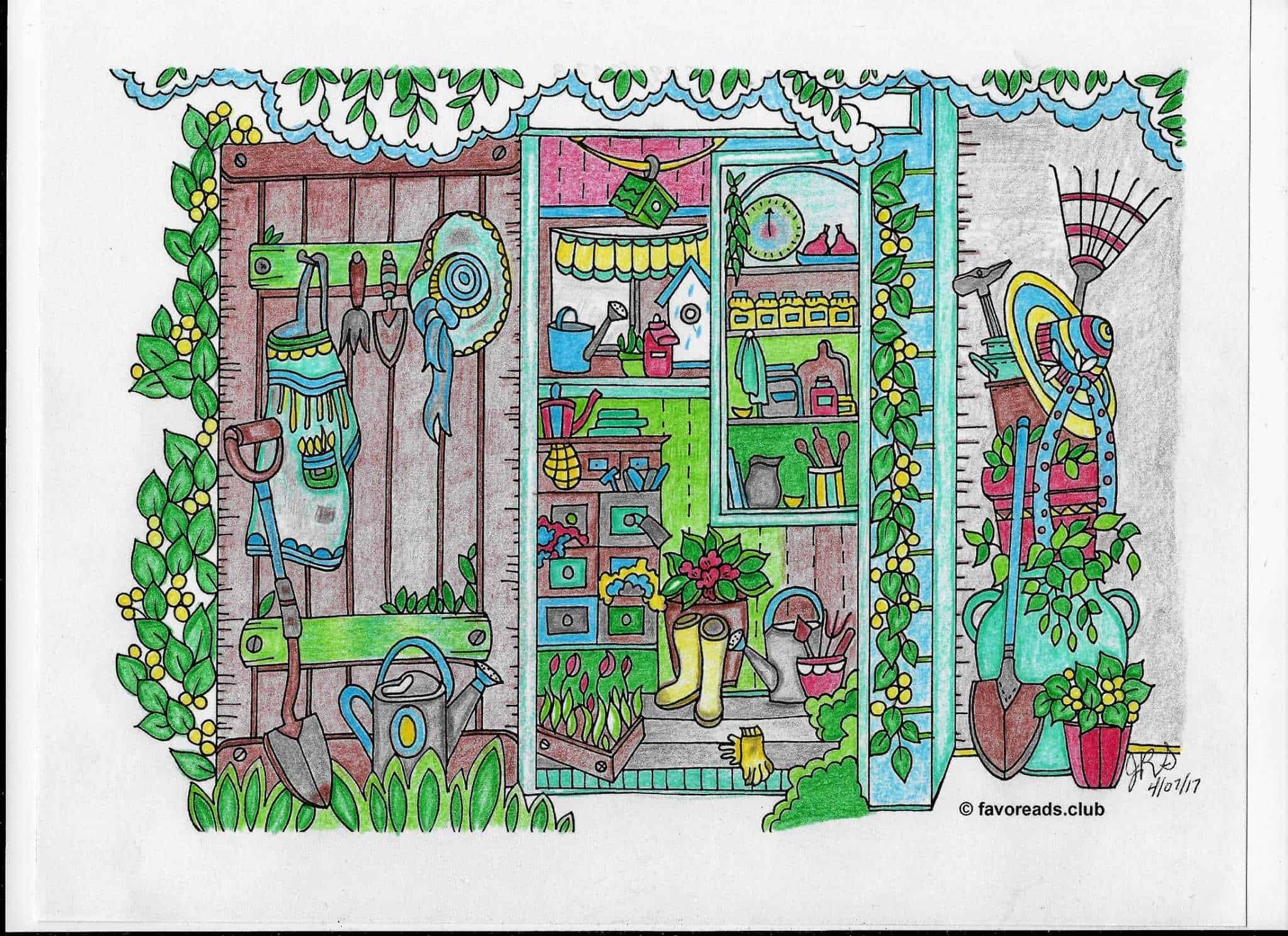 Best Adult Coloring Pages to Print Featuring Country Scenes and Nature –  Favoreads Coloring Club