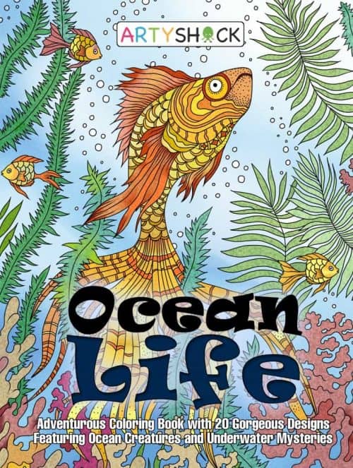 Ocean Life Coloring Book Ocean Creatures and Underwater
