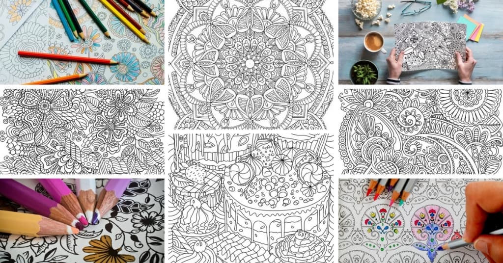 free advanced printable coloring pages