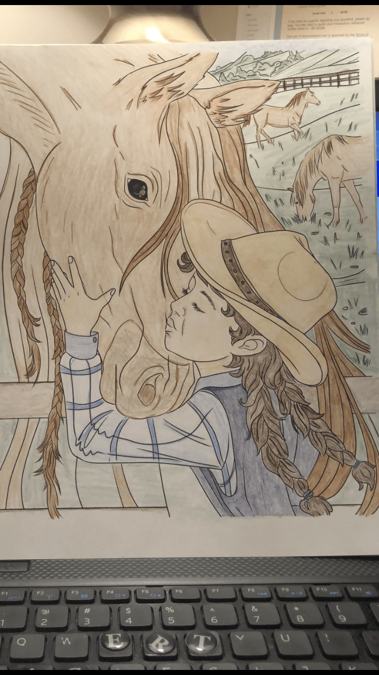 Girl and a Horse.