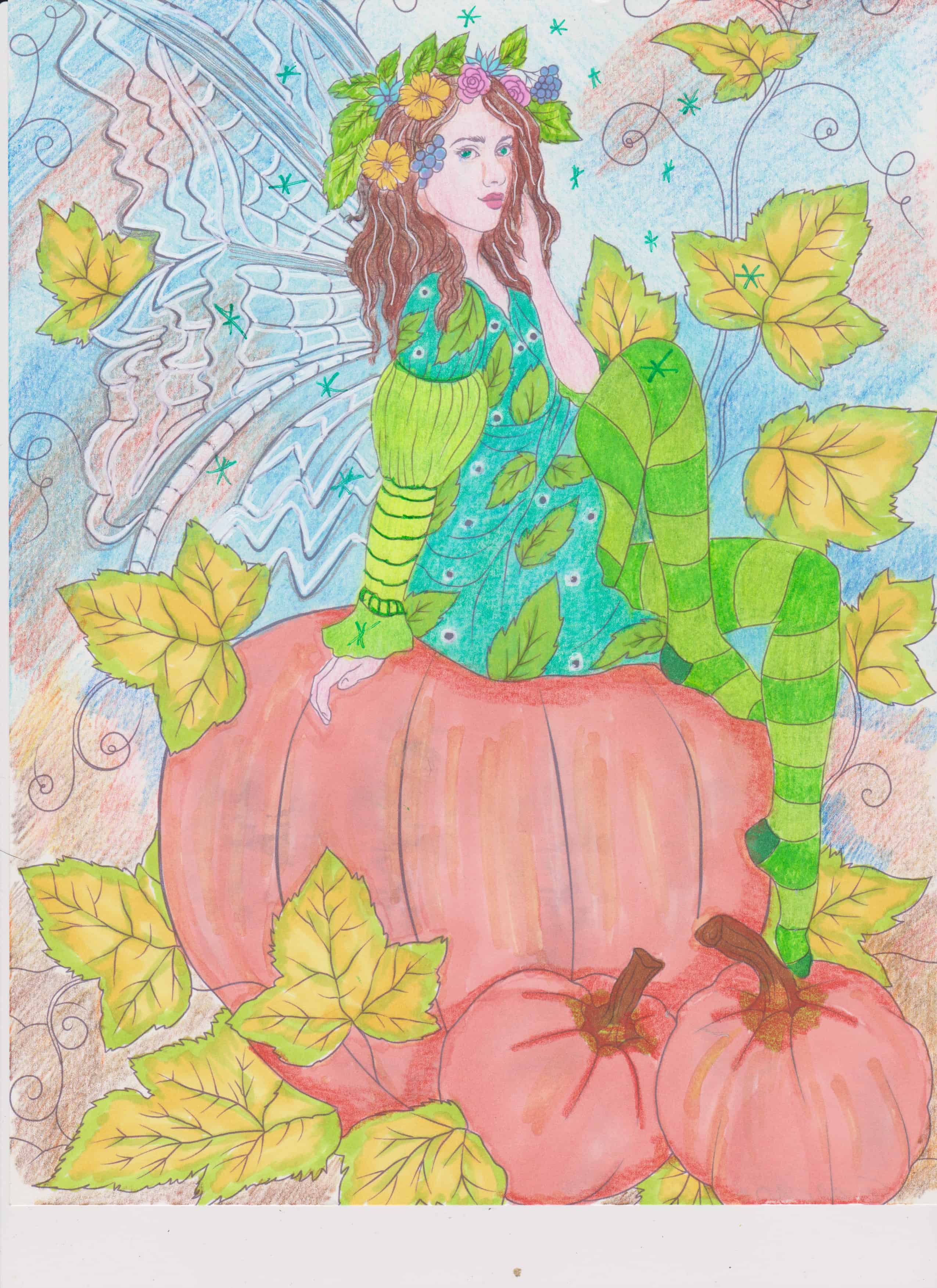 Fairy and Pumpkin