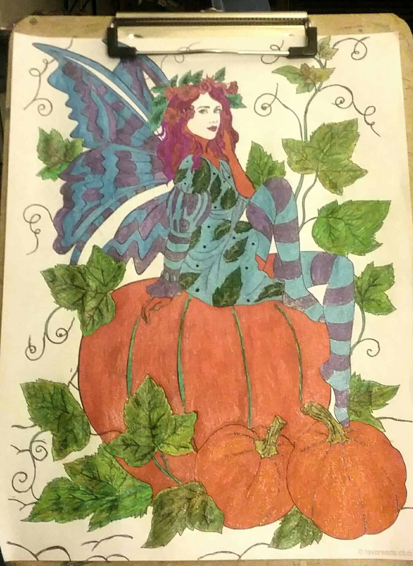 Fairy and Pumpkin