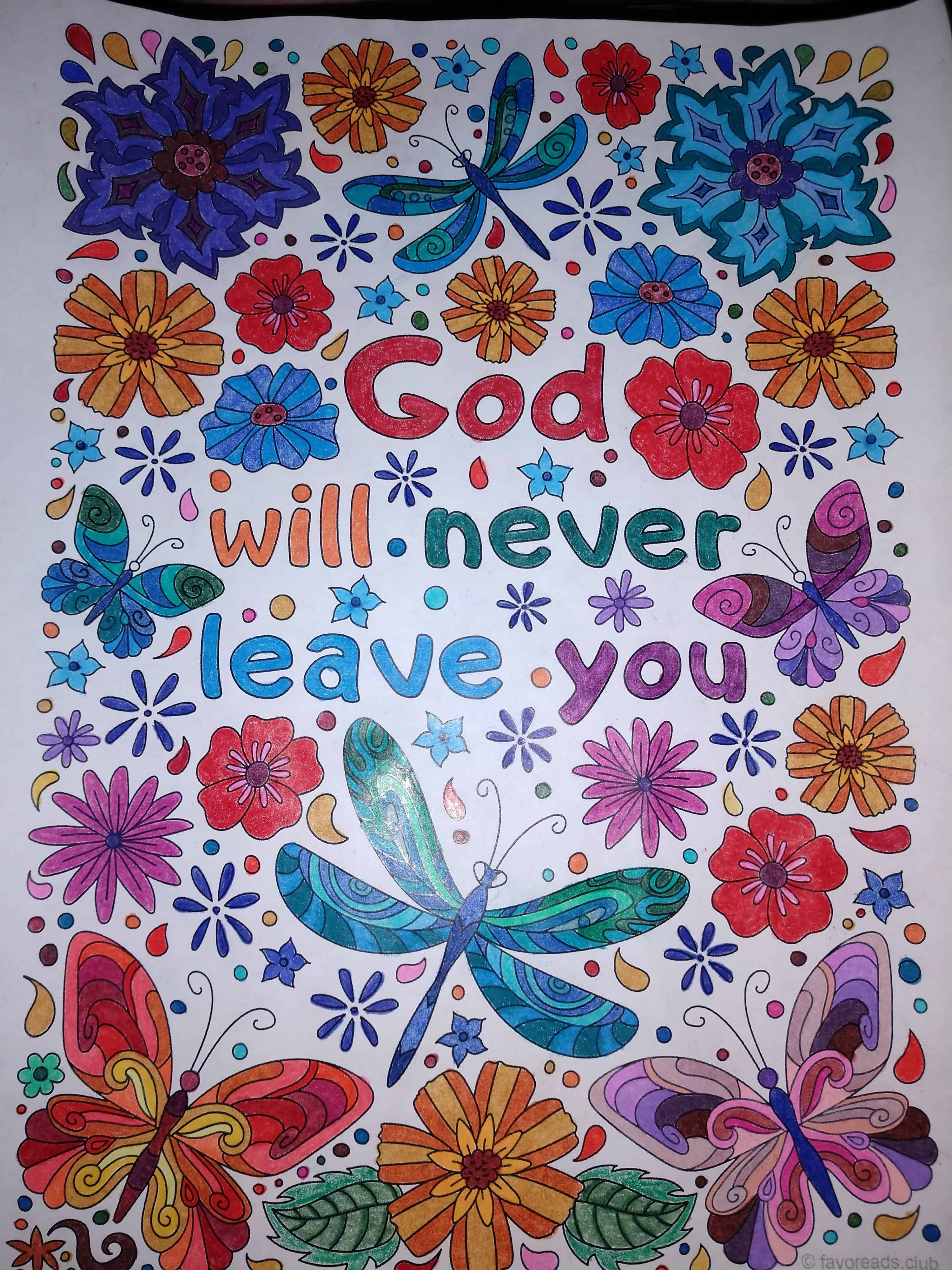 God Will Never Leave You