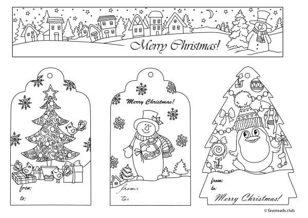 Christmas Joy – Christmas Tags and Bookmark