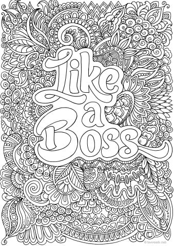 best free coloring pages for adults to destress and