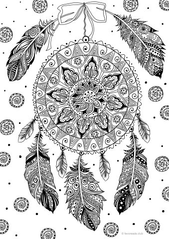 Dreamcatchers: Adult Coloring Books For Women Featuring Beautiful - Victoria