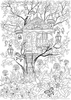 Moon Printable Adult Coloring Page From Favoreads coloring Book