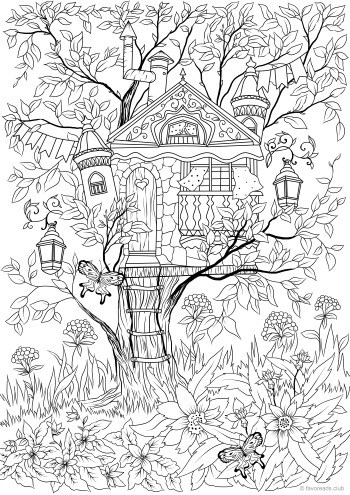 treehouse favoreads coloring club