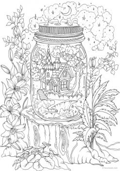 Castle Printable Adult Coloring Page From Favoreads coloring Book Pages for  Adults and Kids, Coloring Sheets, Colouring Designs 