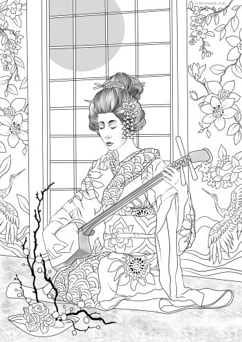 Japanese Music – Favoreads Coloring Club